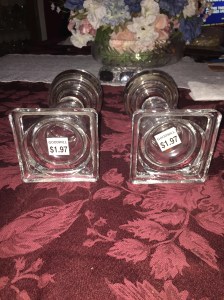 Glass candlestick b noP